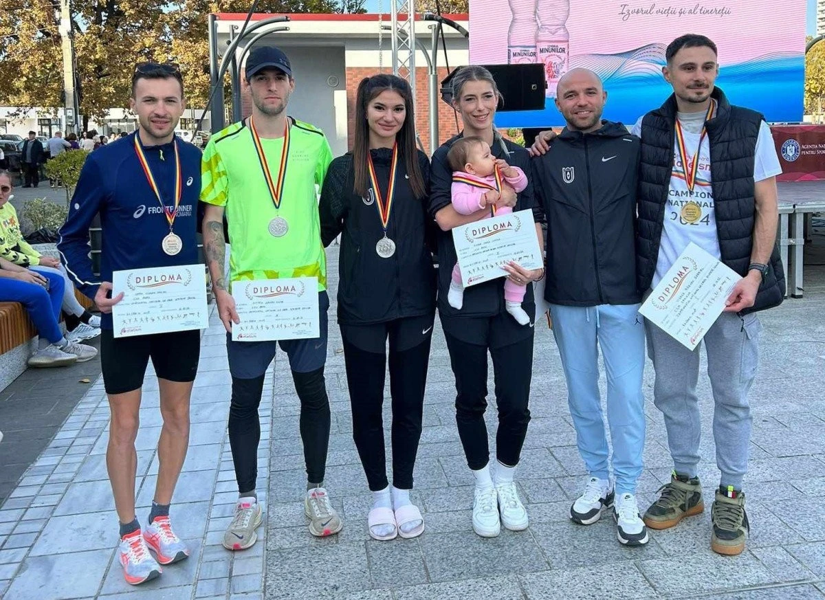 Echipa de ștafetă mixt a CS Universitatea Arad este vicecampioană națională la cros