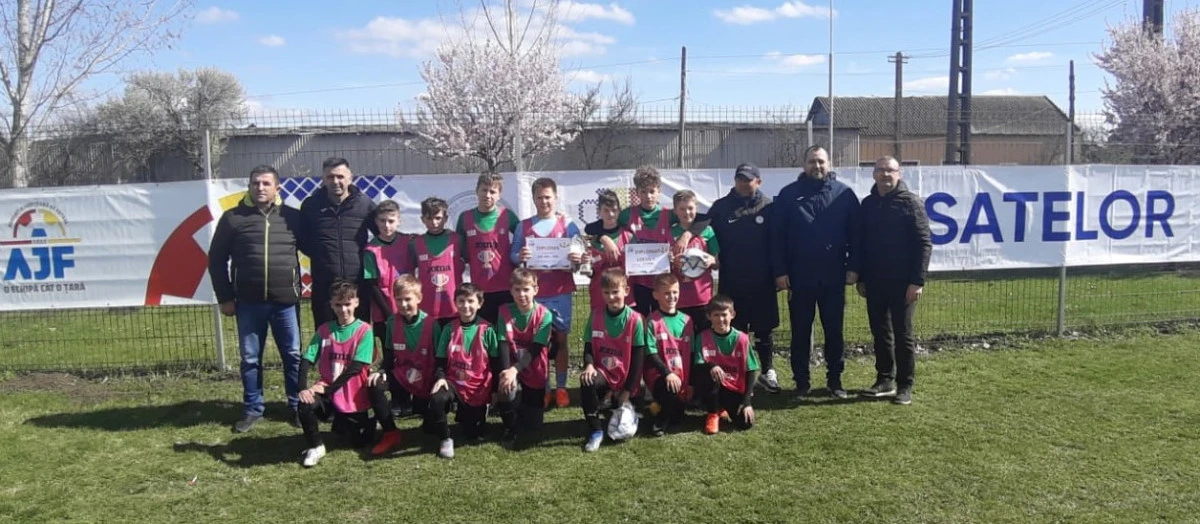 Echipa din Livada a câștigat faza județeană a Cupei Satelor U13 la fotbal