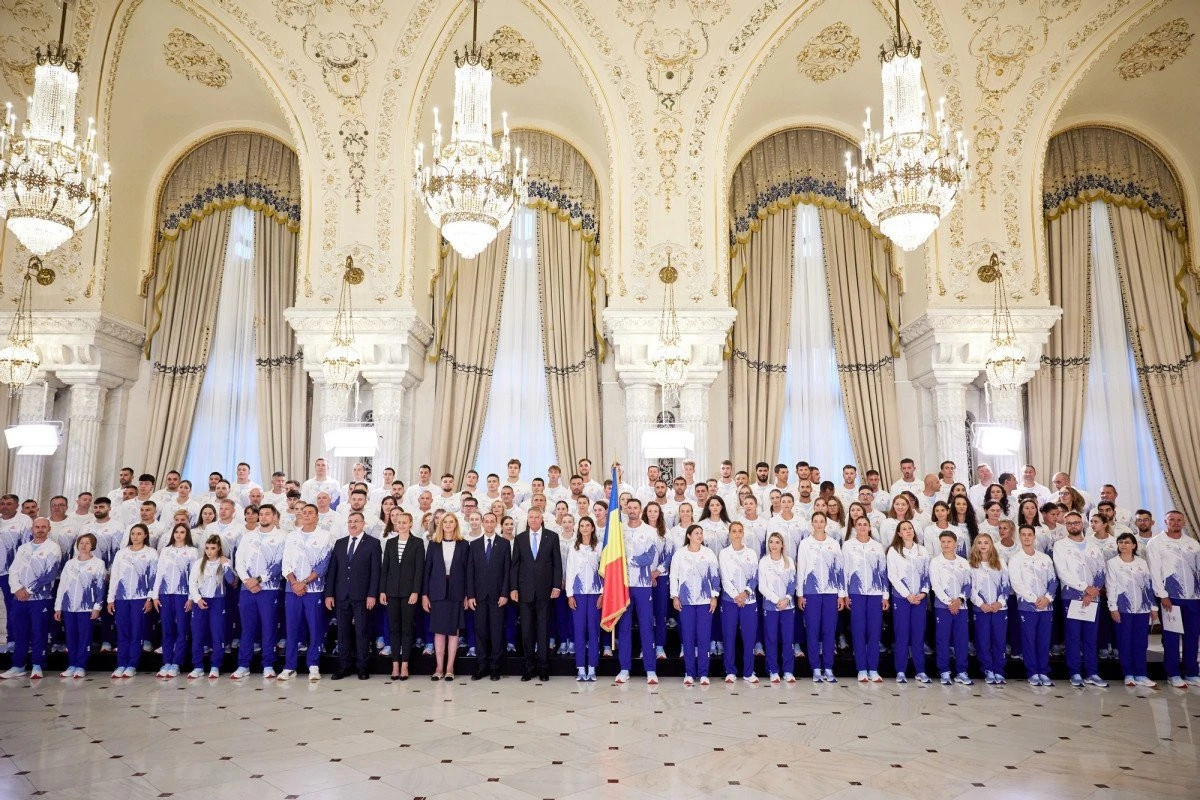 Echipa olimpică a României a fost primită de președinte la Palatul Cotroceni