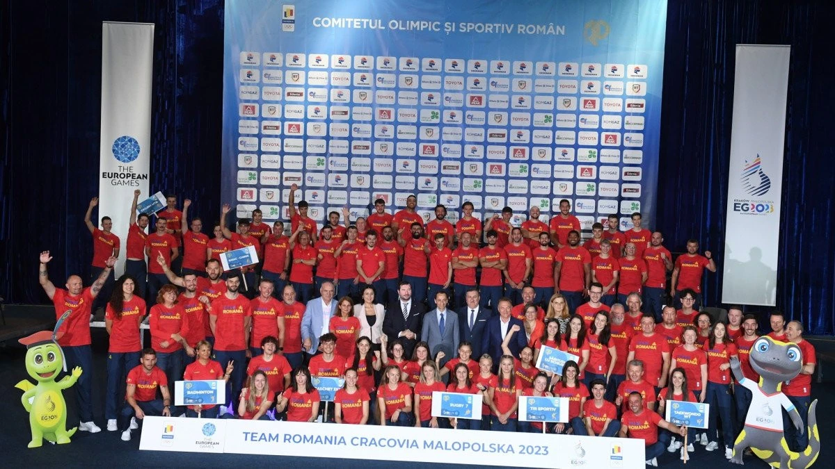 Echipa României pentru Jocurile Europene 2023: doi sportivi de la cluburi din Arad,  printre cei 150 de tricolori!