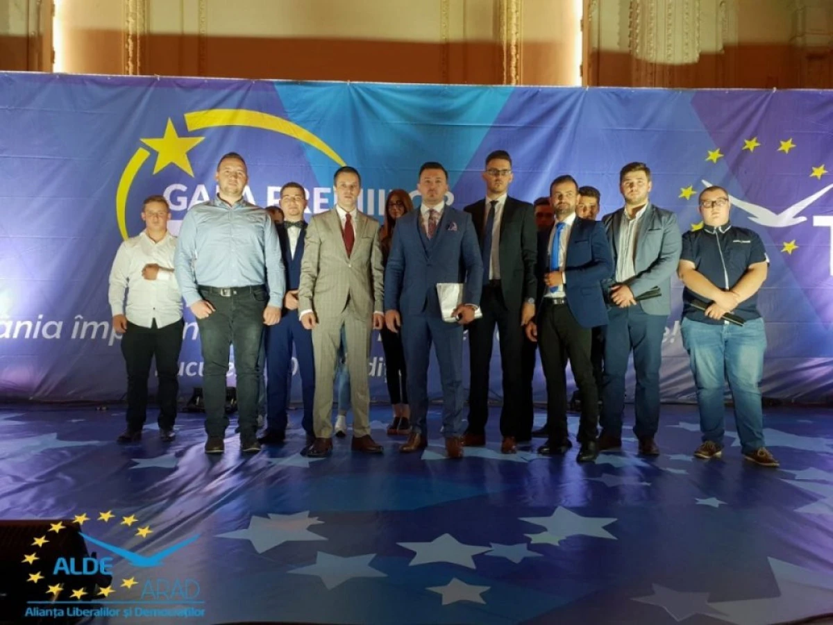 Echipa tinerilor ALDE, prezentă la Gala Premiilor TLDE de la Bucuresti
