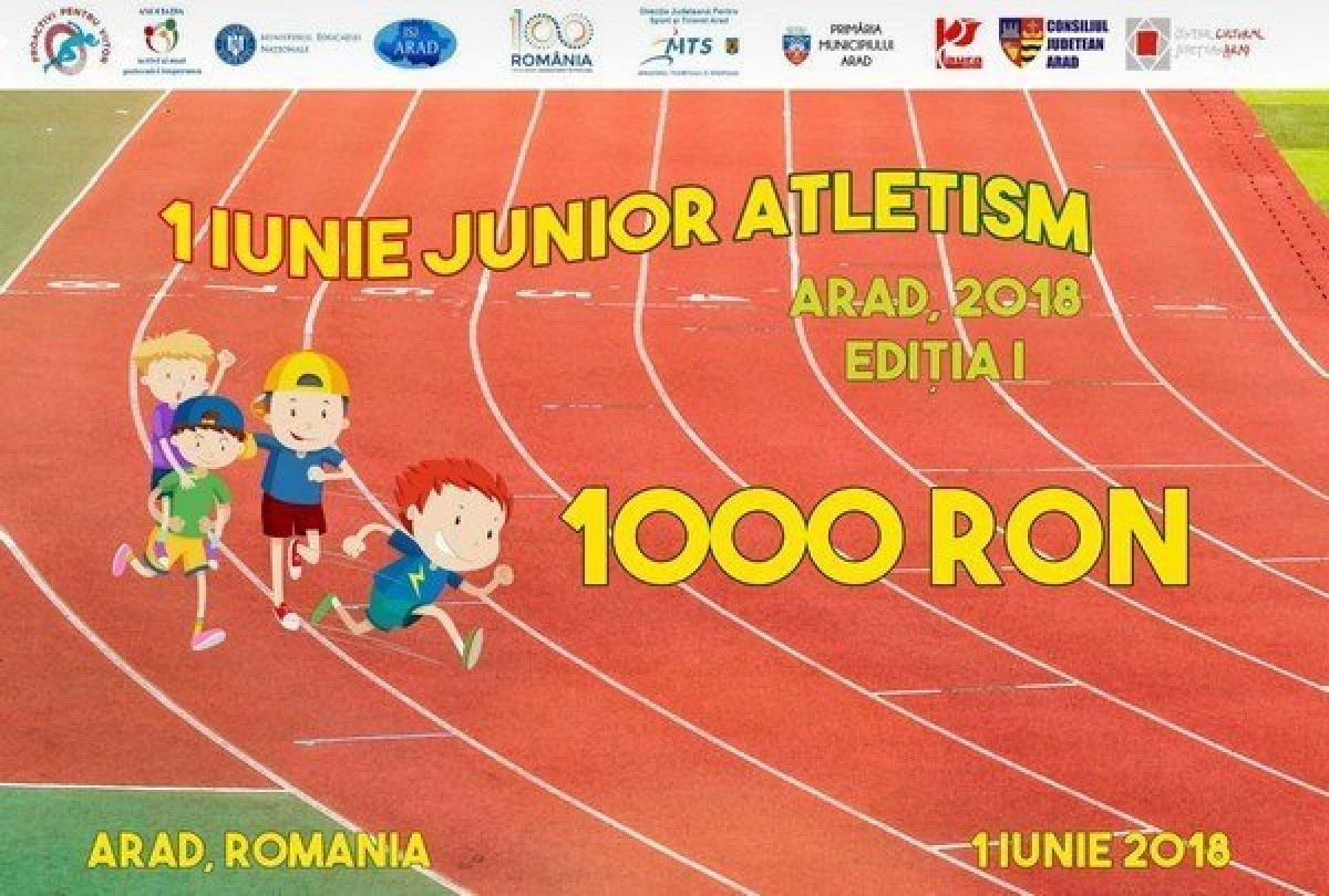 Elevii arădeni au alergat pe „Gloria”, de ziua lor