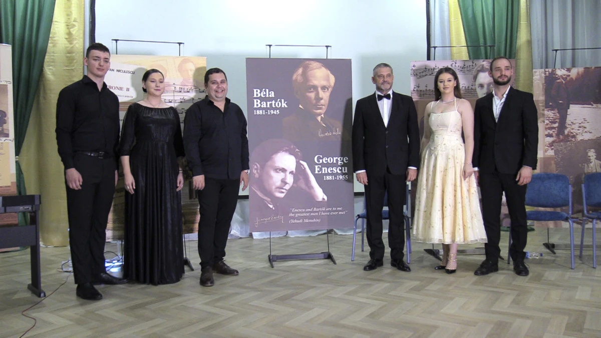 "ENESCU-BARTOK", concert-expoziţie eveniment la Gyula-Ungaria
