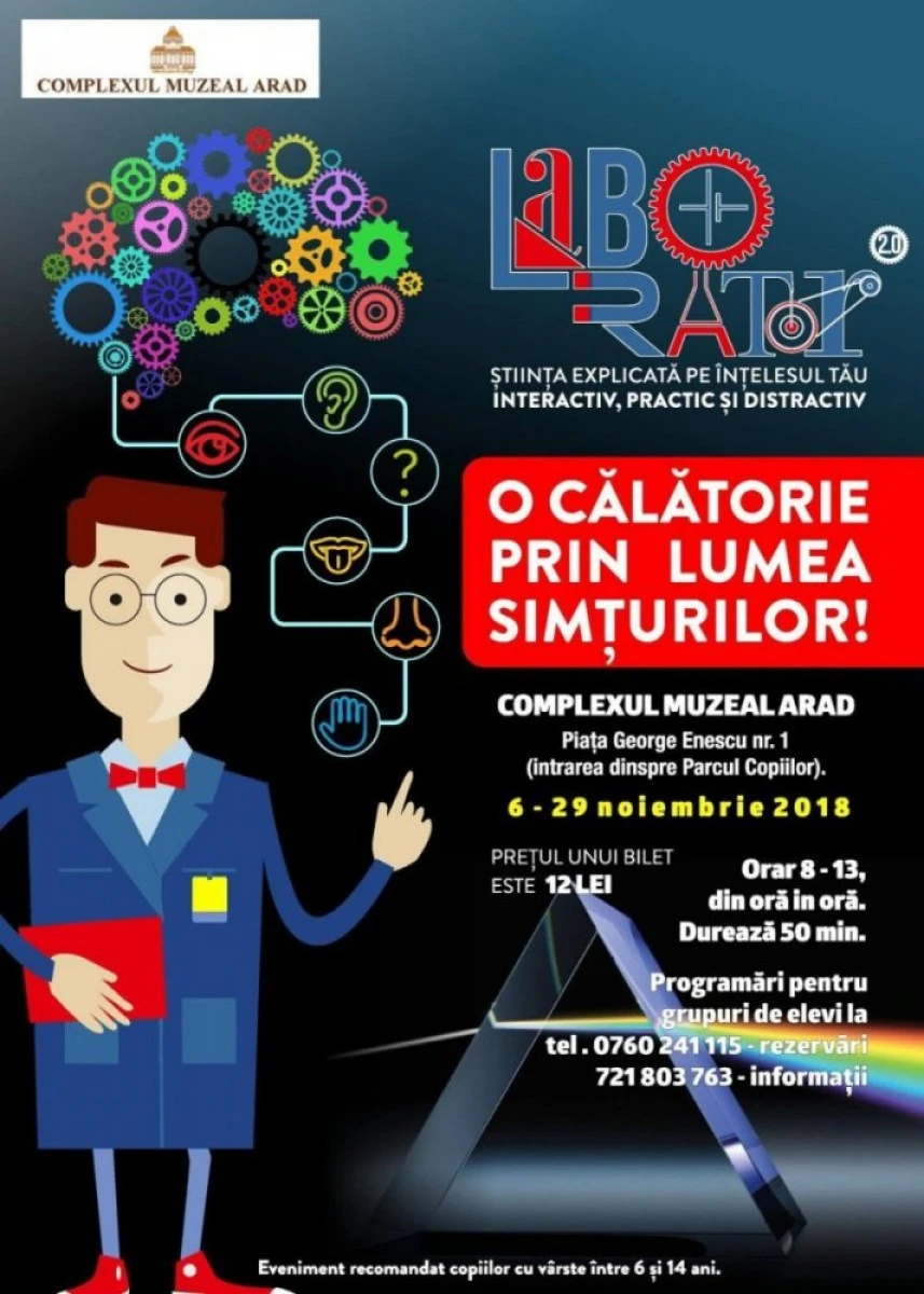 Expoziția de știință interactivă  ”LABORATOR 2.0”, la a II-a ediție
