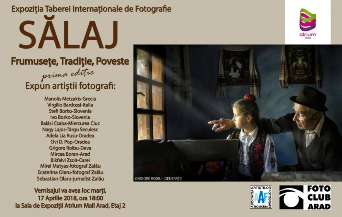 Expoziție de fotografie ”Sălaj - Frumuseţe, Tradiţie, Poveste”, la Arad