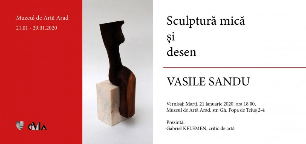 Expoziție de sculptură mică și desen, la Complexul Muzeal Arad
