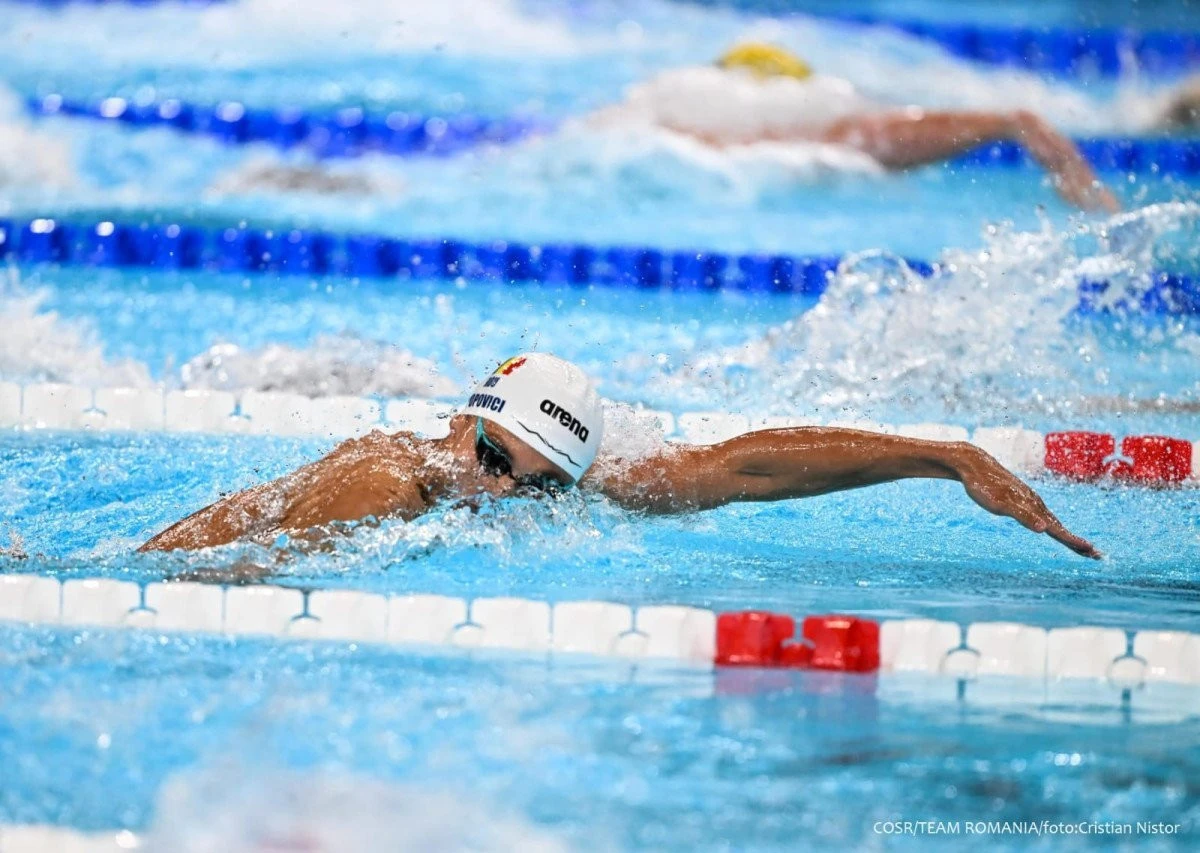Fabulosul David Popovici a luat bronzul olimpic în proba regină a înotului mondial!