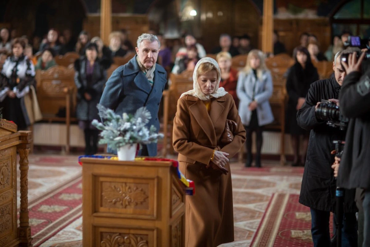 Familia regală a participat la slujba din prima zi de Crăciun, la Săvârșin