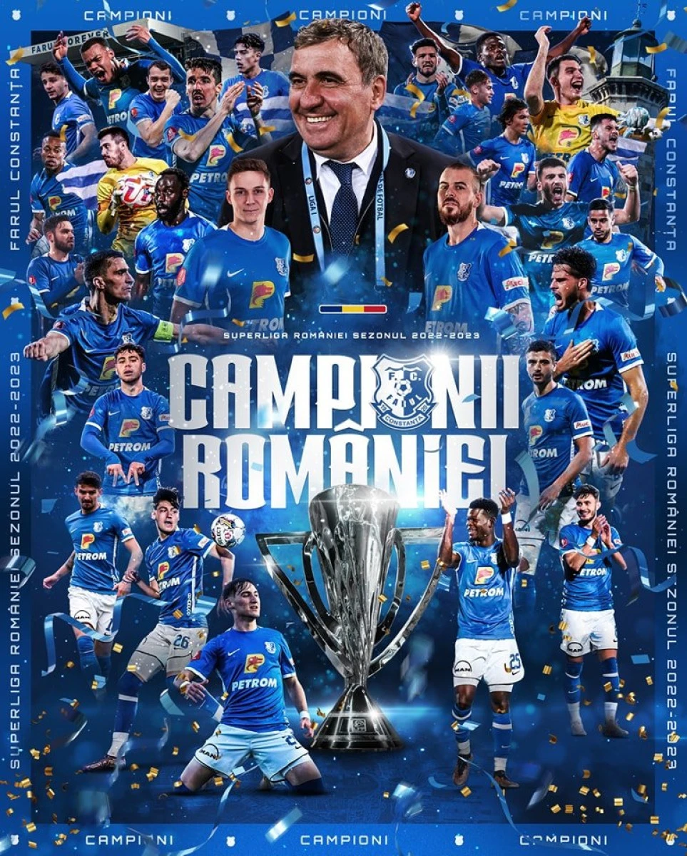 Farul lui Hagi este noua campioană a României, după ce a învins FCSB în finala pentru titlu!