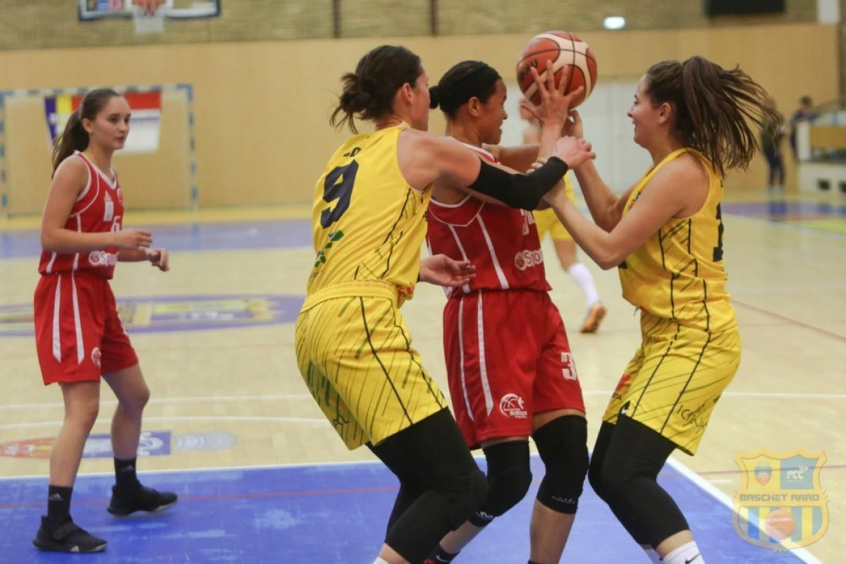 FCC Baschet Arad a tranşat la pas disputa cu mureşencele