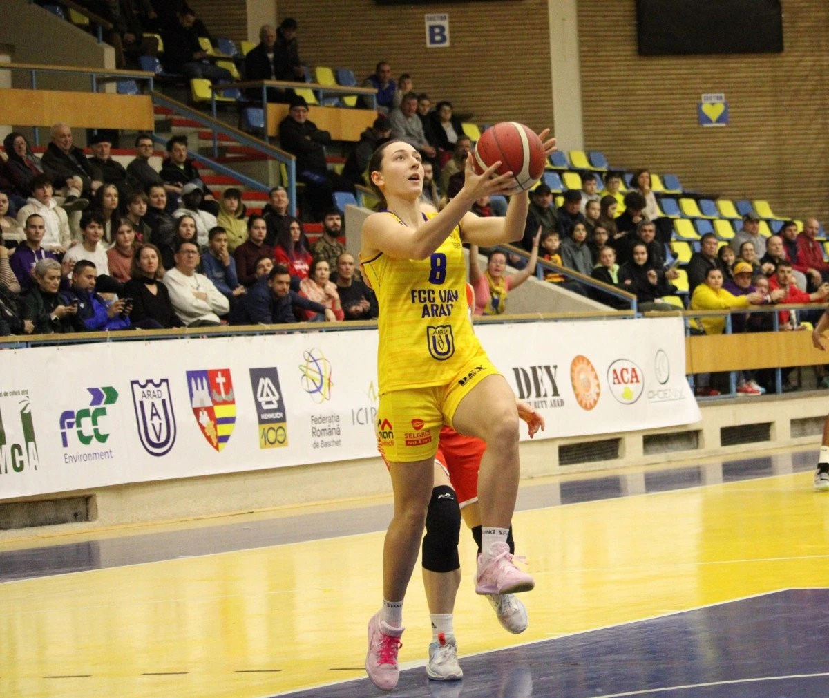 FCC UAV Arad dă o jucătoare la naționala U20, Daria Negru ar putea participa la Europene