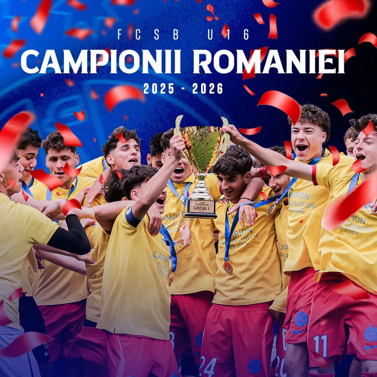 FCSB a câștigat Liga Elitelor U16. David Avram a decis finala cu Rapid