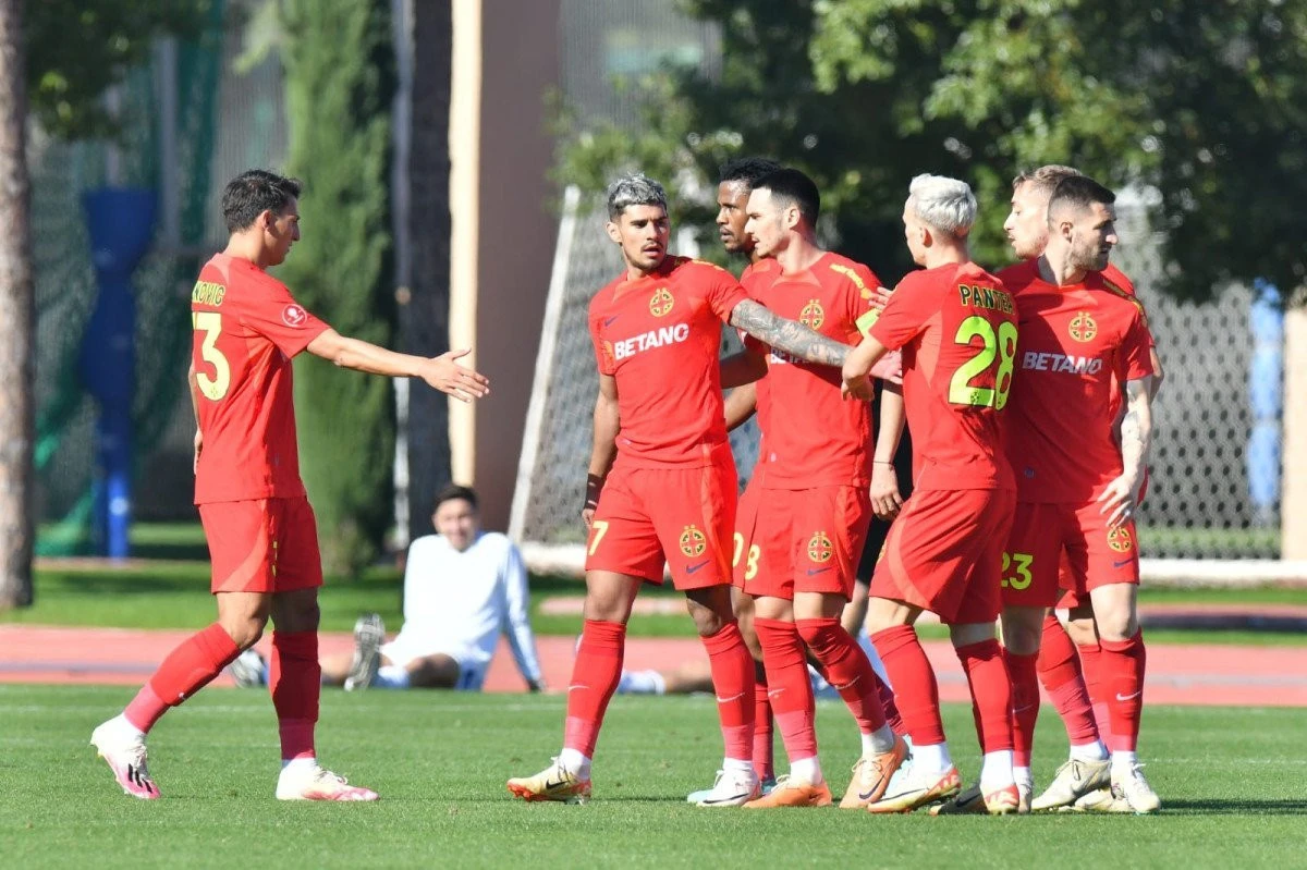 FCSB a câștigat singurul amical din Antalya, iar Miculescu e în formă înaintea meciului cu UTA
