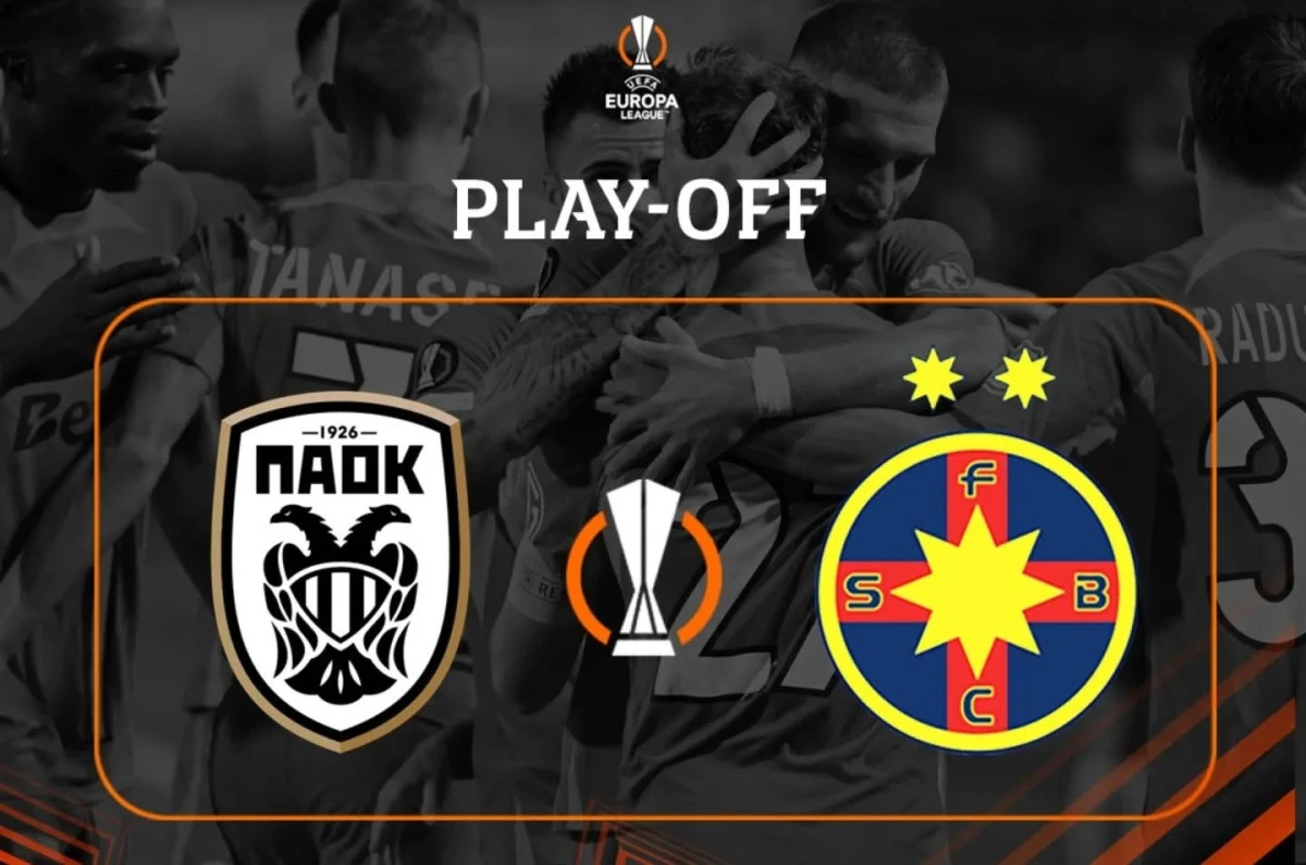 FCSB a dat din nou peste PAOK Salonic, în play-off-ul din Europa League!