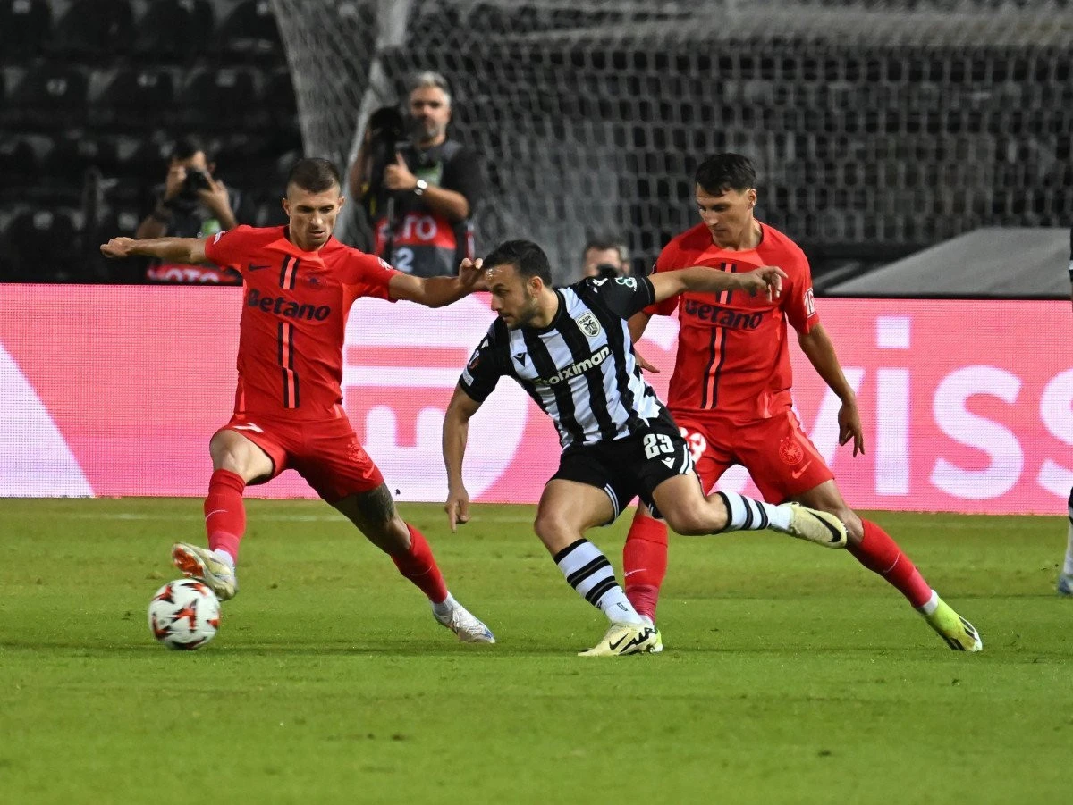 FCSB îi prelungește criza lui PAOK și este a treia în Europa League, la egalitate cu Tottenham!