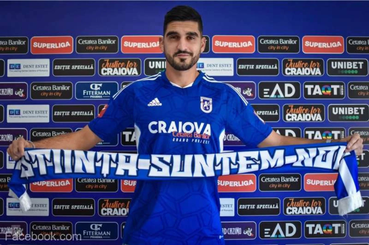 FCU Craiova și-a adus căpitan din Portugalia înaintea meciului de duminică, cu UTA