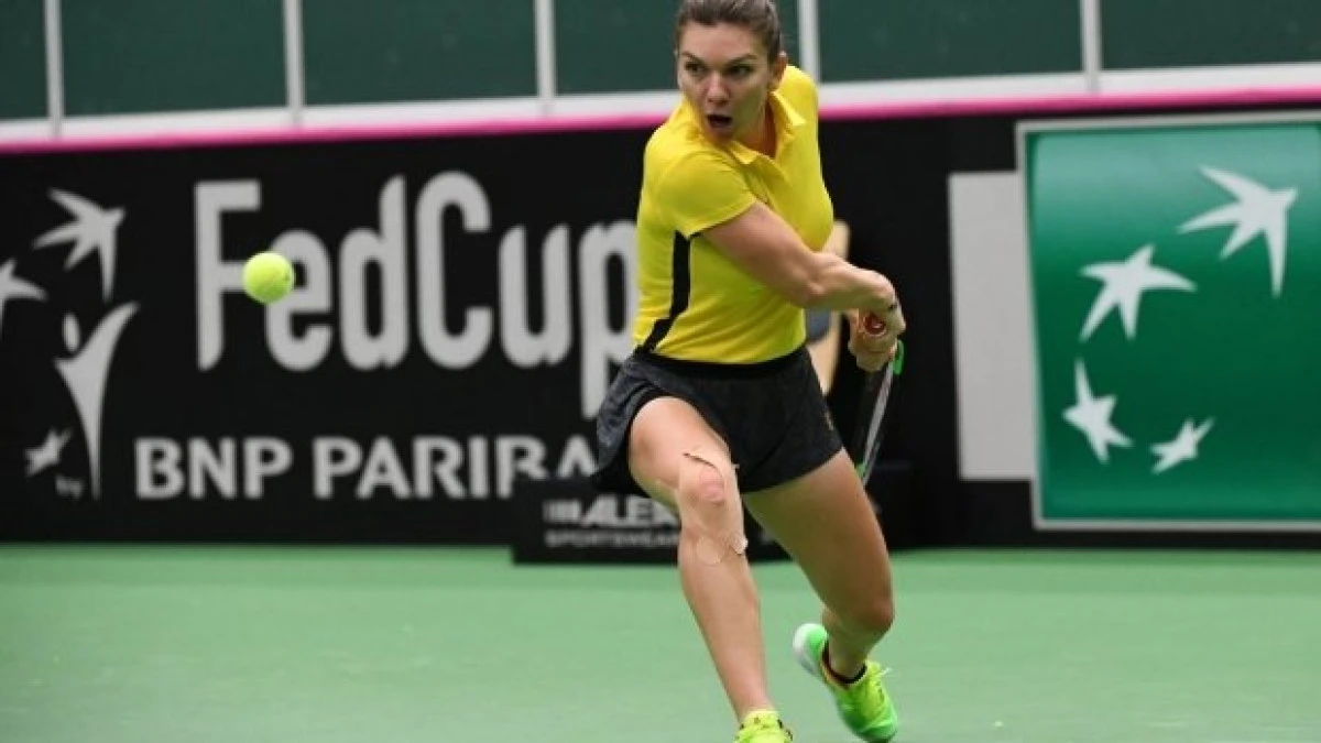 Fed Cup: meciul vedetă, Halep - Pliskova, se joacă duminică