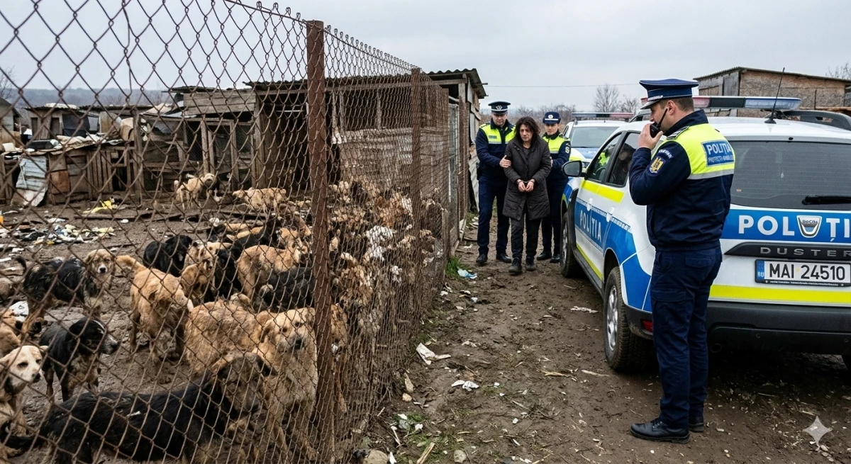 Femeie din Arad, arestată preventiv după ce a schingiuit zeci de câini și a ucis două animale