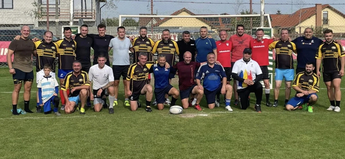 Festival al rugby-ului la Arad: veteranii din vest au jucat și ei, pe „Banatul”