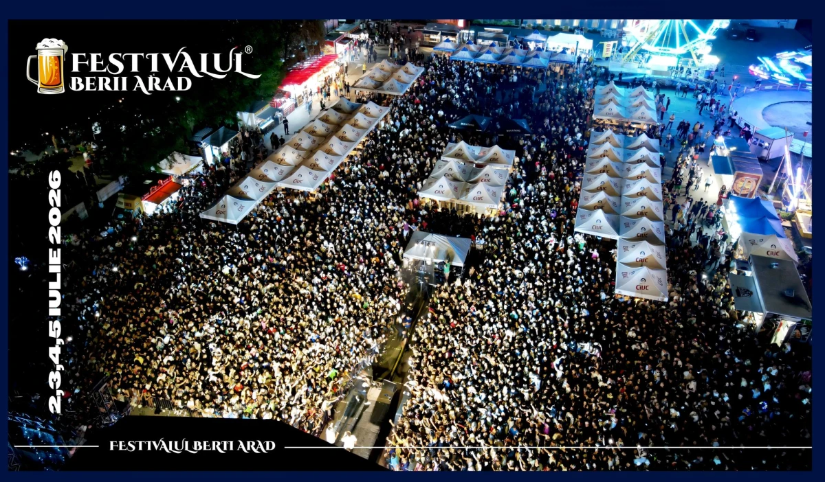 Festivalul Berii Arad 2026, gata de start. Organizatorii îi așteaptă pe participanți în noua locație de la Aeroport