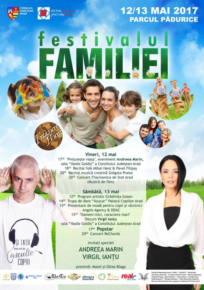 Festivalul Familiei, la Arad. Vezi programul complet
