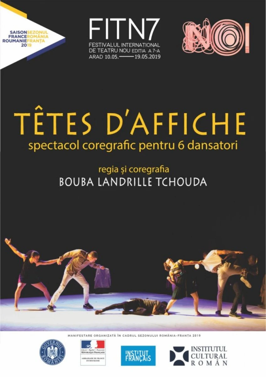 Festivalul Internațional de Teatru Nou îi aduce la Arad pe coregraful Bouba Landrille Tchouda și Compania de Dans Cie Malka