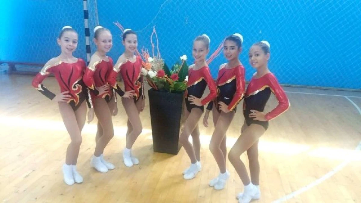 Fetele de la aerobic, pe podium la Cupa Cetăţii