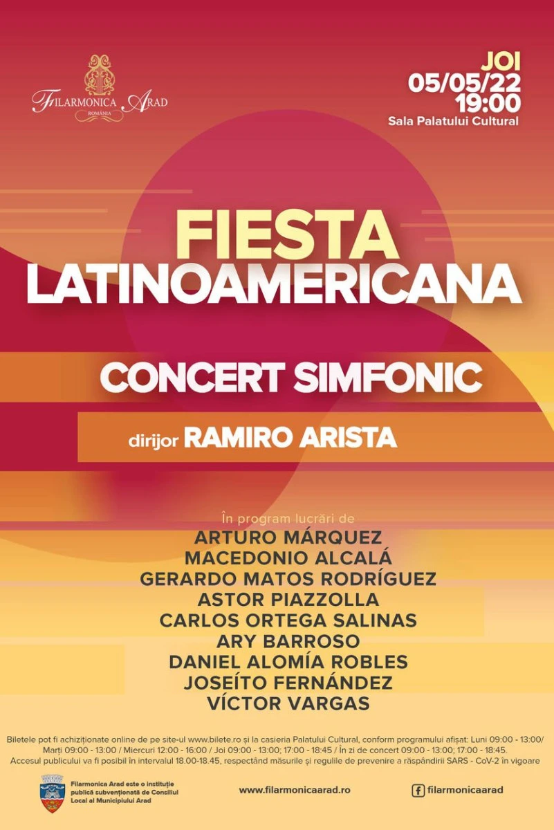 Fiestă Latinoamericană la Filarmonică