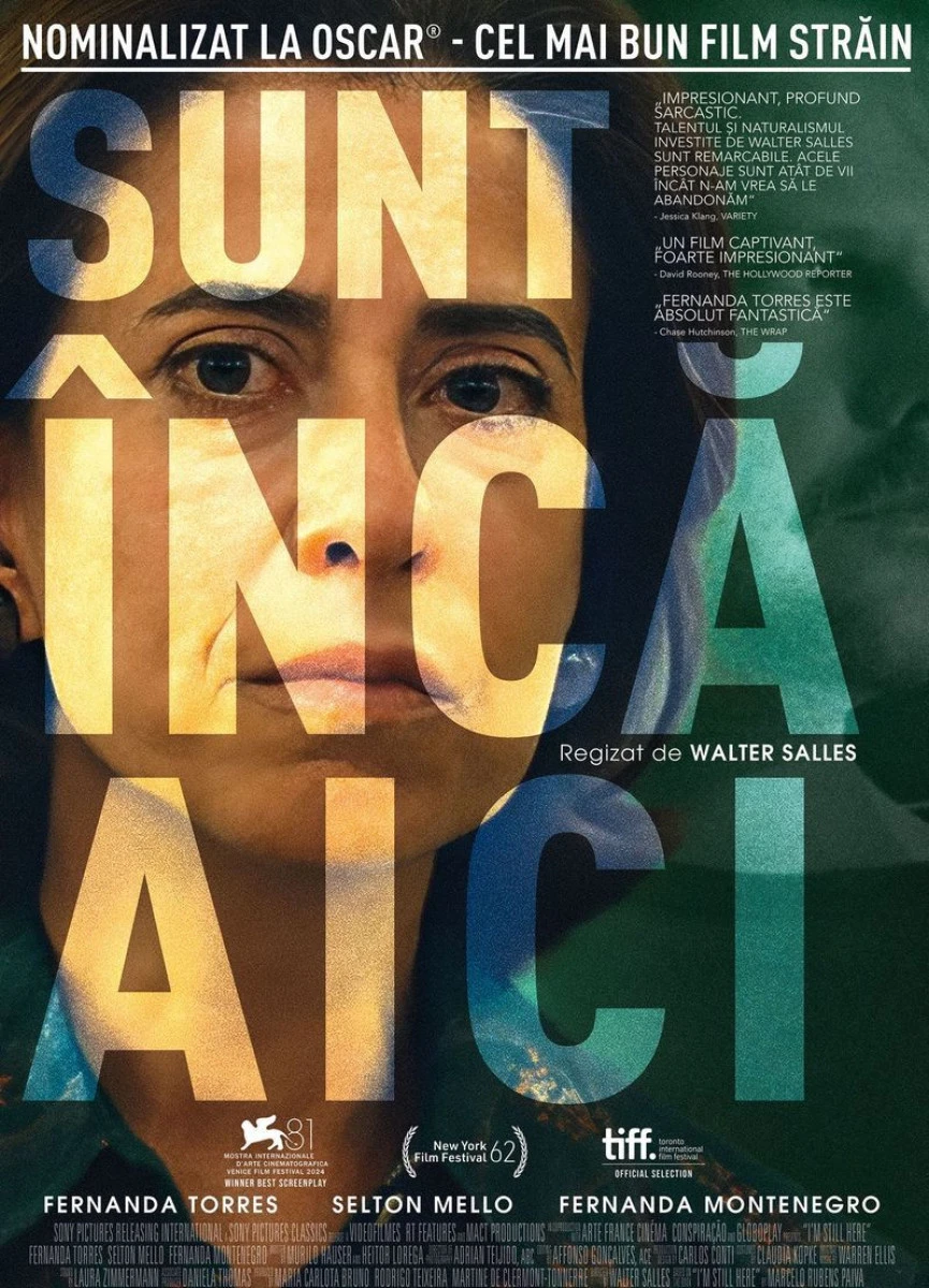Filmul „Sunt încă aici“, câștigătorul premiului Oscar pentru cel mai bun film străin, la Cinematograful „Arta“