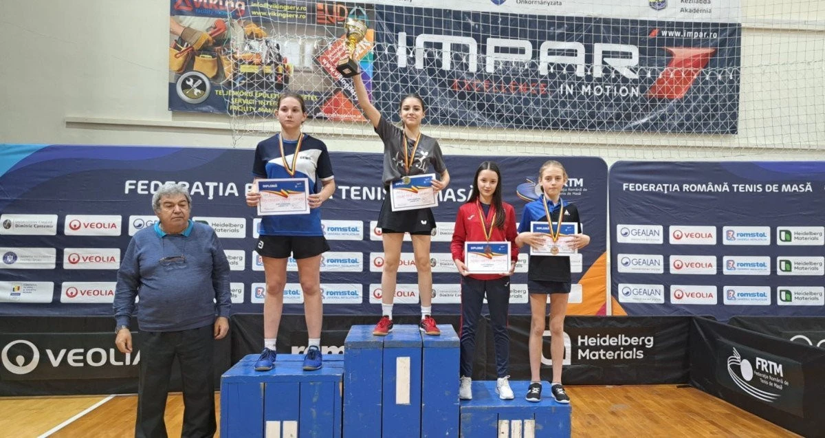 Finală arădeană la Cupa României de tenis de masă! Madar a luat aurul, Trușculescu și Bej - argint și bronz