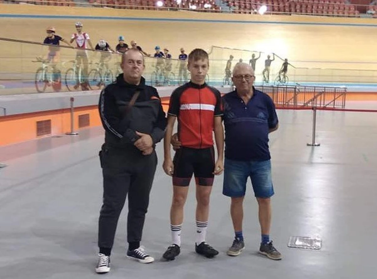 Finalist la Campionatul Naţional de ciclism pe velodrom