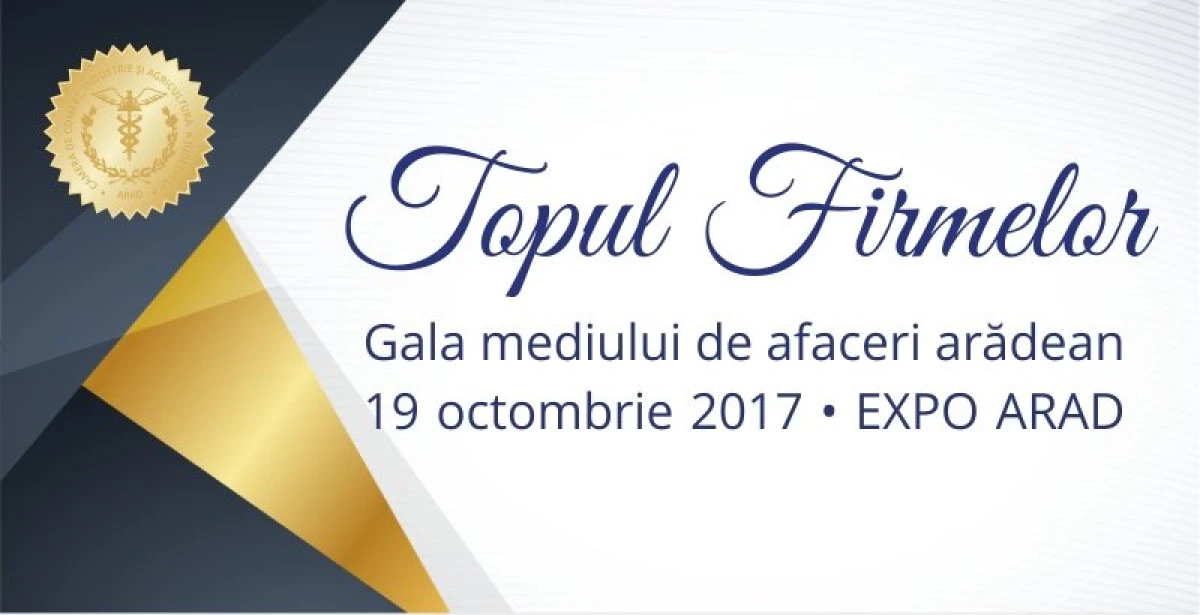 Firmele arădene performante, premiate și anul acesta de CCIA Arad
