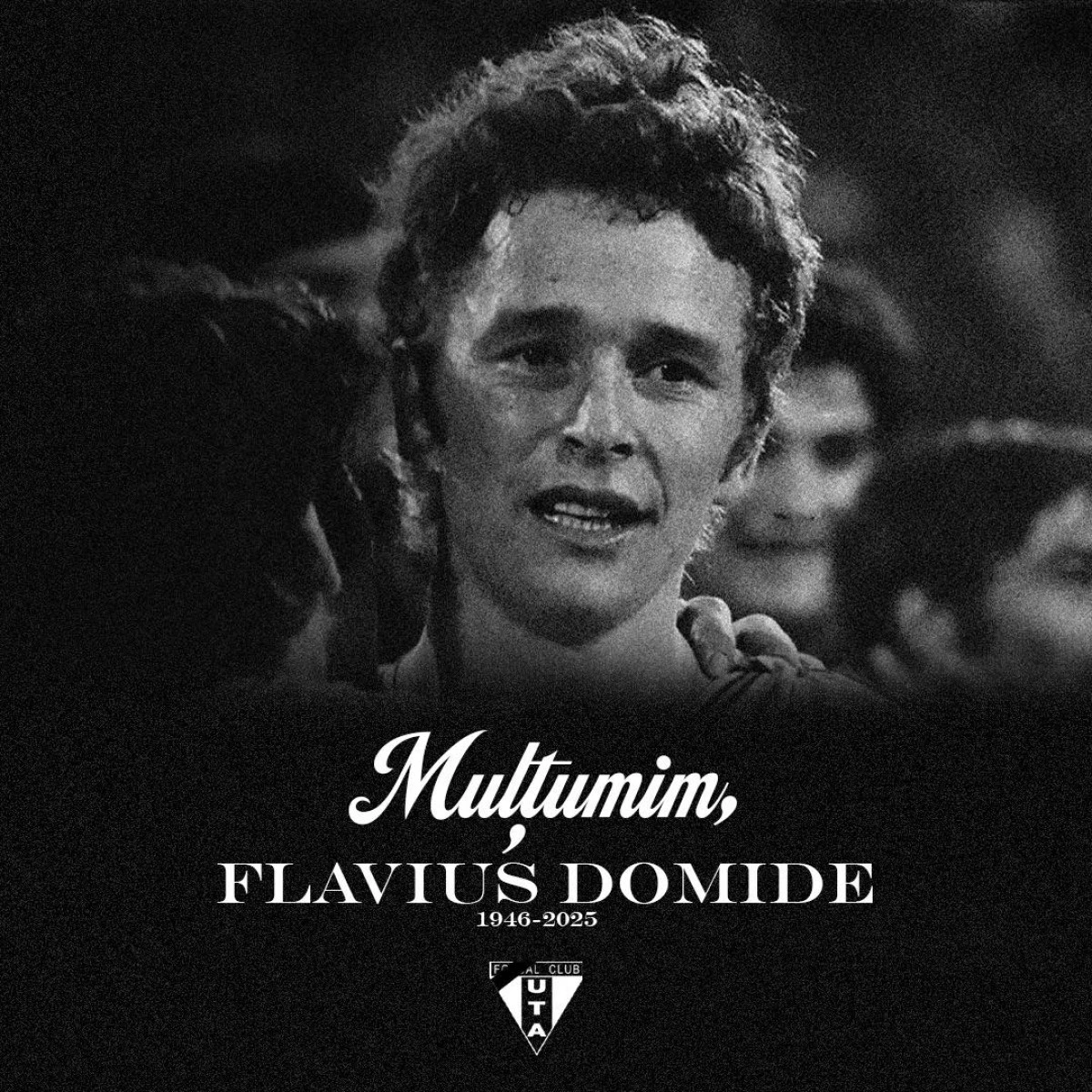 Flavius Domide va fi aplaudat de suporteri pe ultimul său drum, la Arena Francisc Neuman