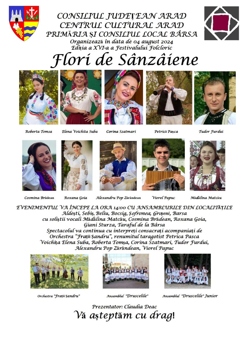 Flori de Sânzâiene - Festivalul Folcloric din Bârsa