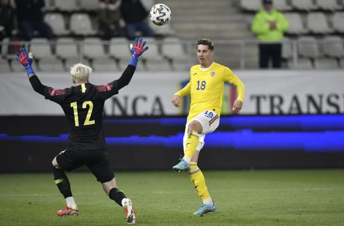 Fostul utist David Miculescu a fost rechemat în lotul României U21 pentru EURO 2023