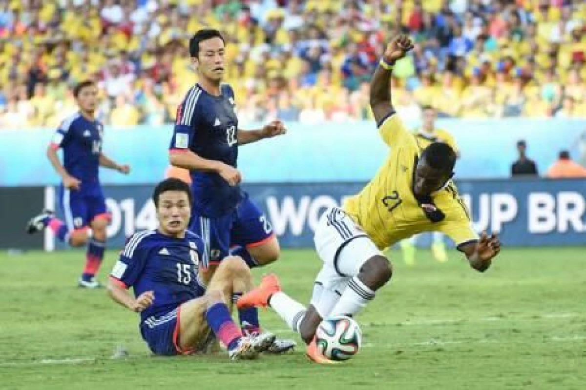 FOTBAL - CM 2014: COLUMBIA INVINGE JAPONIA CU 4-1 SI CASTIGA GRUPA C
