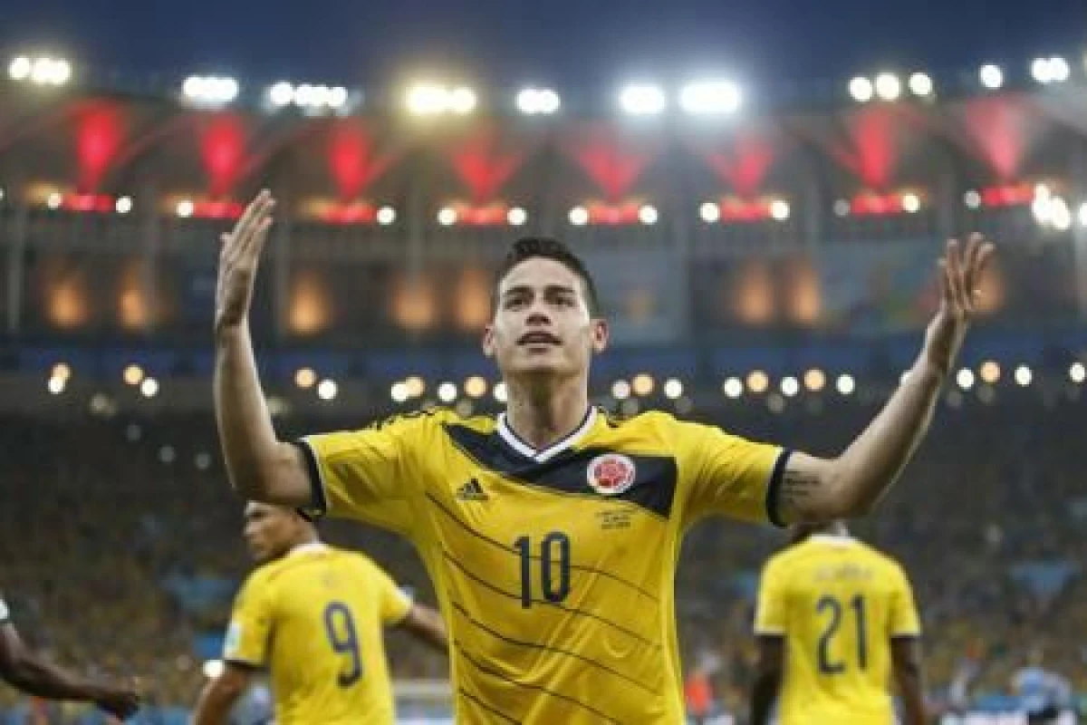 FOTBAL - CM 2014: JAMES RODRIGUEZ, GOLGHETERUL COMPETITIEI