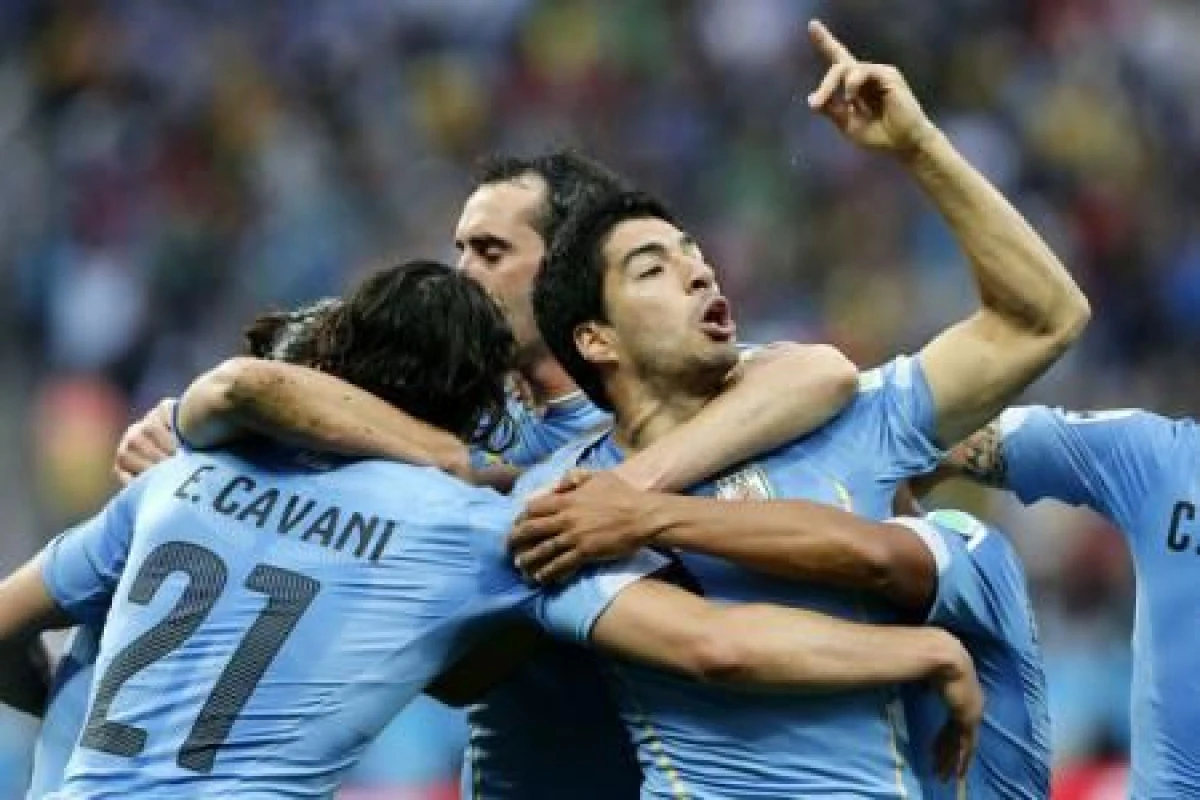 FOTBAL - CM 2014: URUGUAY - ANGLIA 2-1