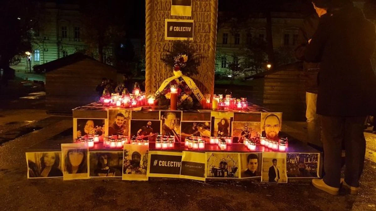 (FOTO) La doi ani de la tragedie, Aradul a fost din nou "Colectiv"