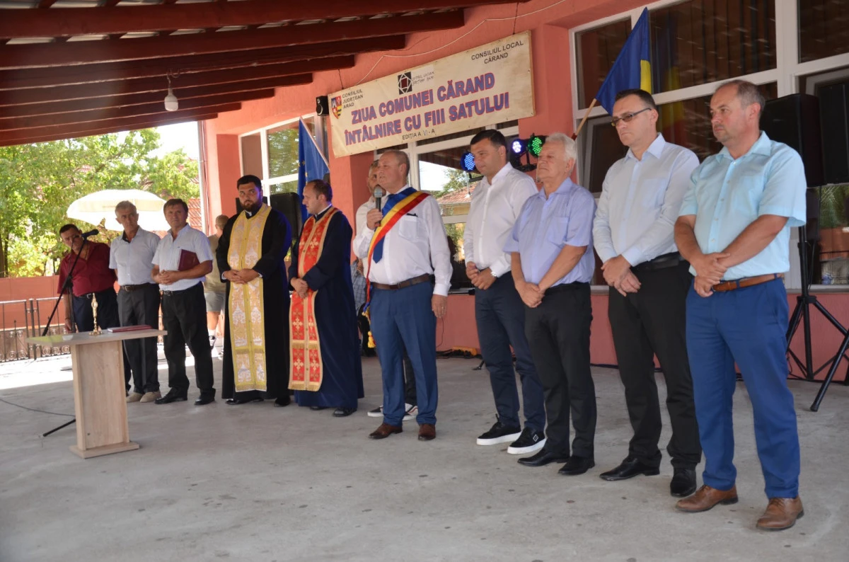(FOTO) Ziua comunei - Întâlnirea cu fiii satului, ediția a VI-a, un eveniment de neuitat pentru cetățenii din Cărand