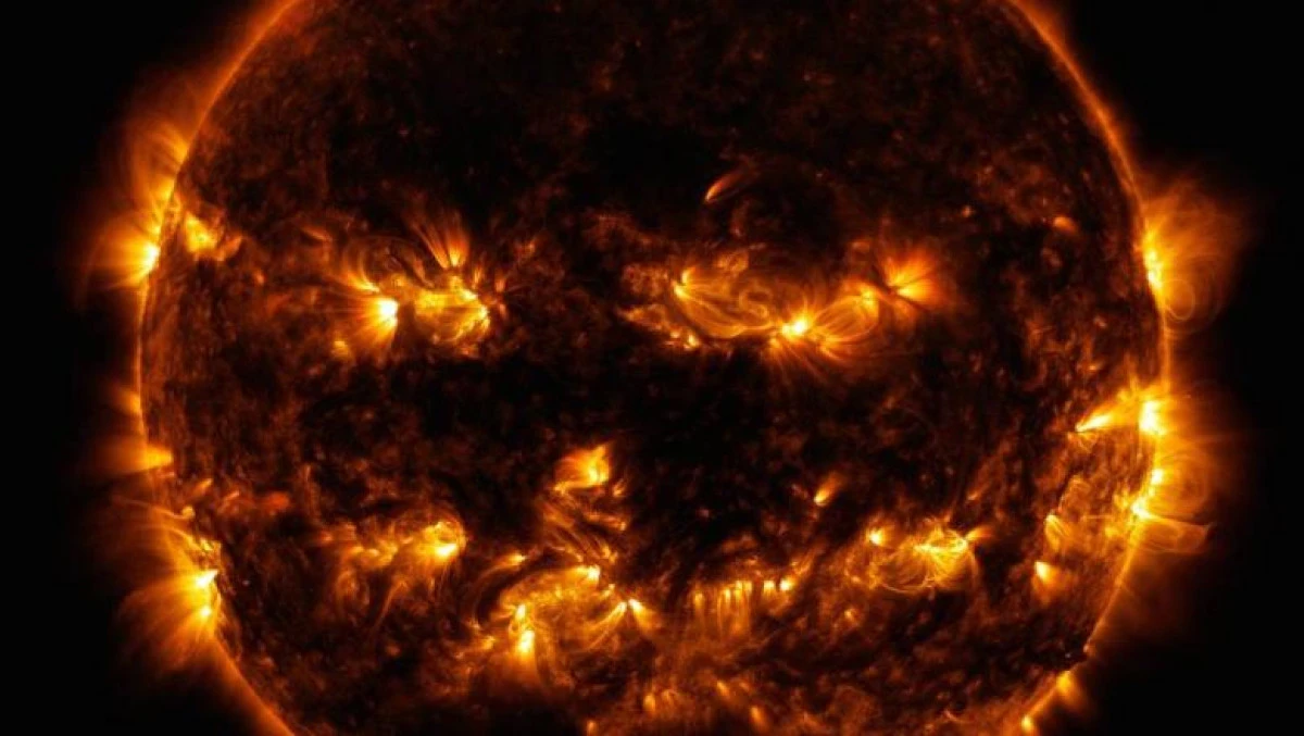 Fotografie înfricoșătoare cu soarele, publicată de NASA