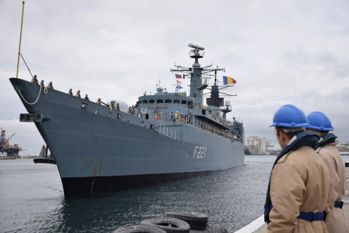 Fregata "Regele Ferdinand", primul vas militar românesc care a acostat în portul egiptean Alexandria