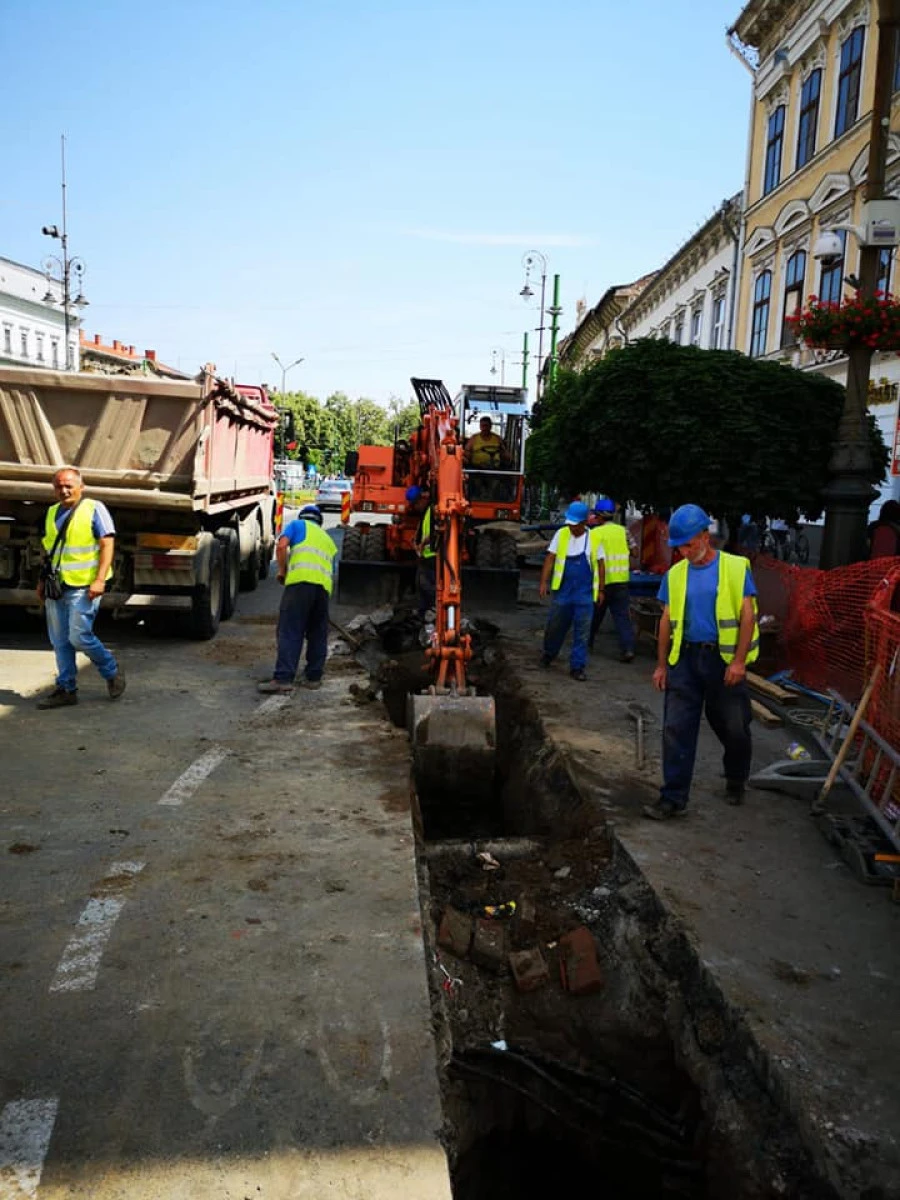 Front nou de lucru pentru reţeaua de canalizare din Centru