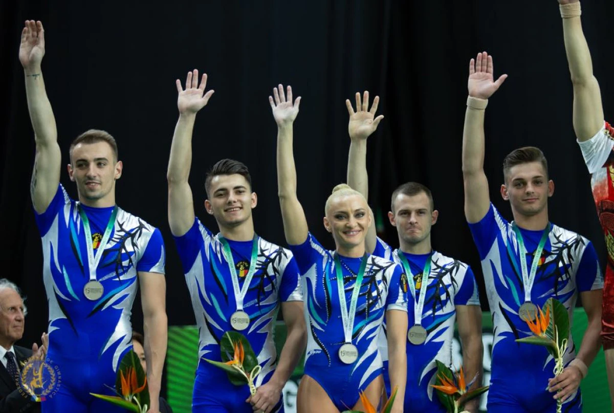 Gabriel Bocşer, dublu medaliat la Mondialele de aerobic