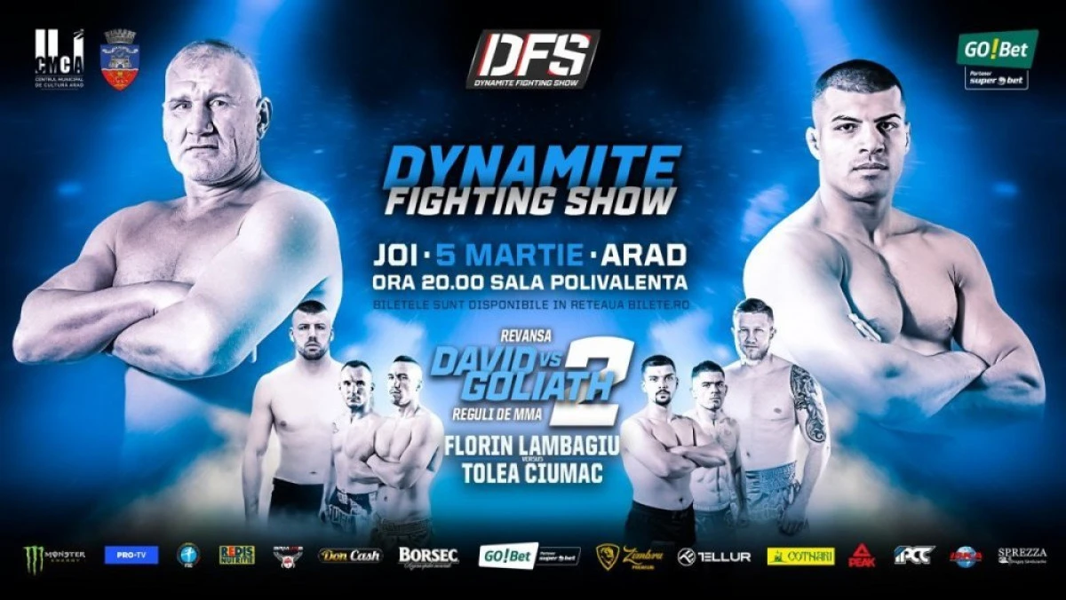 Gafencu şi Ciumac promit spectacol, la Dynamite Fighting Show!