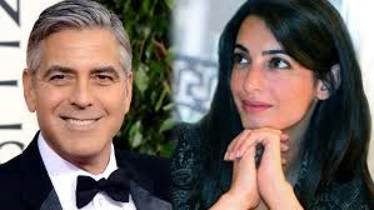 GEORGE CLOONEY SI AMAL ALAMUDDIN SE CASATORESC CIVIL LUNI LA ROMA