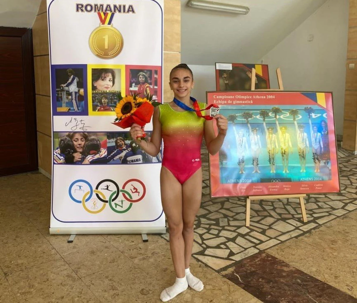 Gimnasta arădeană Marcela Cercea și-a mai adăugat o medalie în palmares