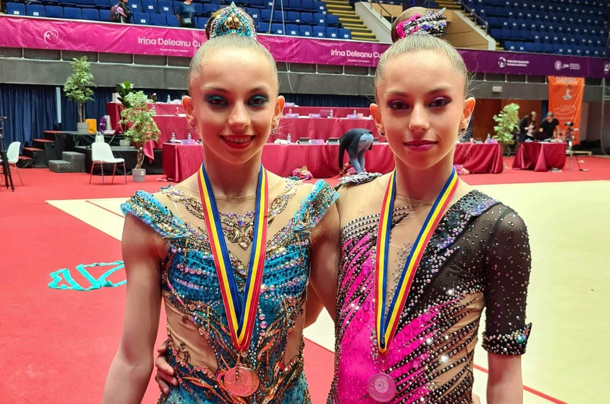 Gimnastele arădene de la ritmică, printre remarcate la Cupa Irina Deleanu 2022!