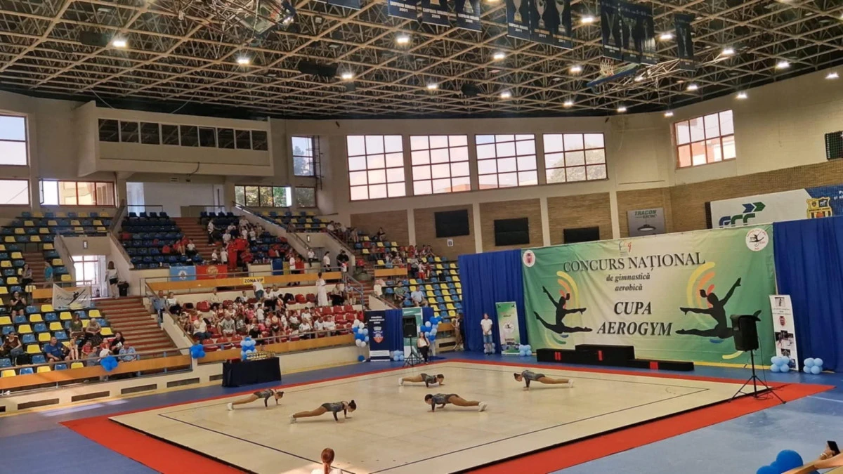 Gimnastele CSM-ului au urcat pe podium la Cupa Aerogym, de la Arad (FOTO)