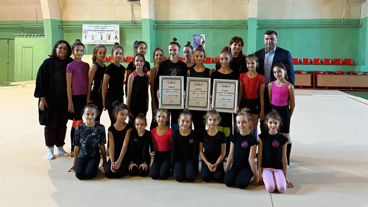 Gimnastele de la CSM Arad, „Arădeni cu care ne mândrim”